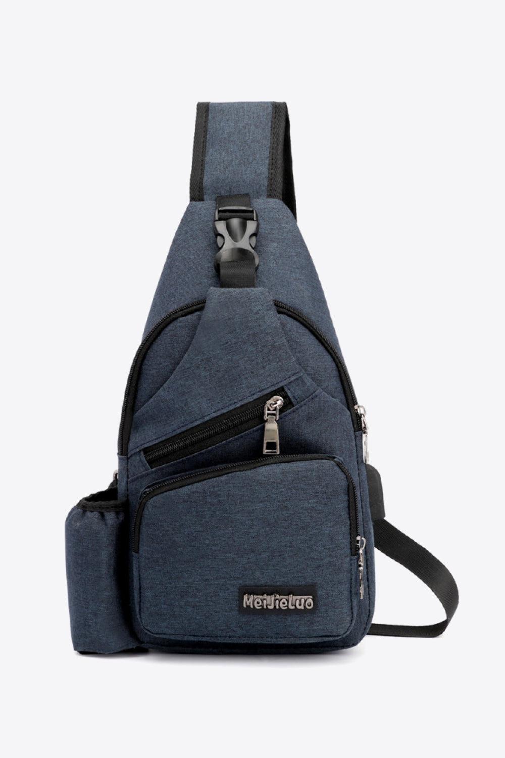 Buckle Oxford Sling Bag BLUE ZONE PLANET