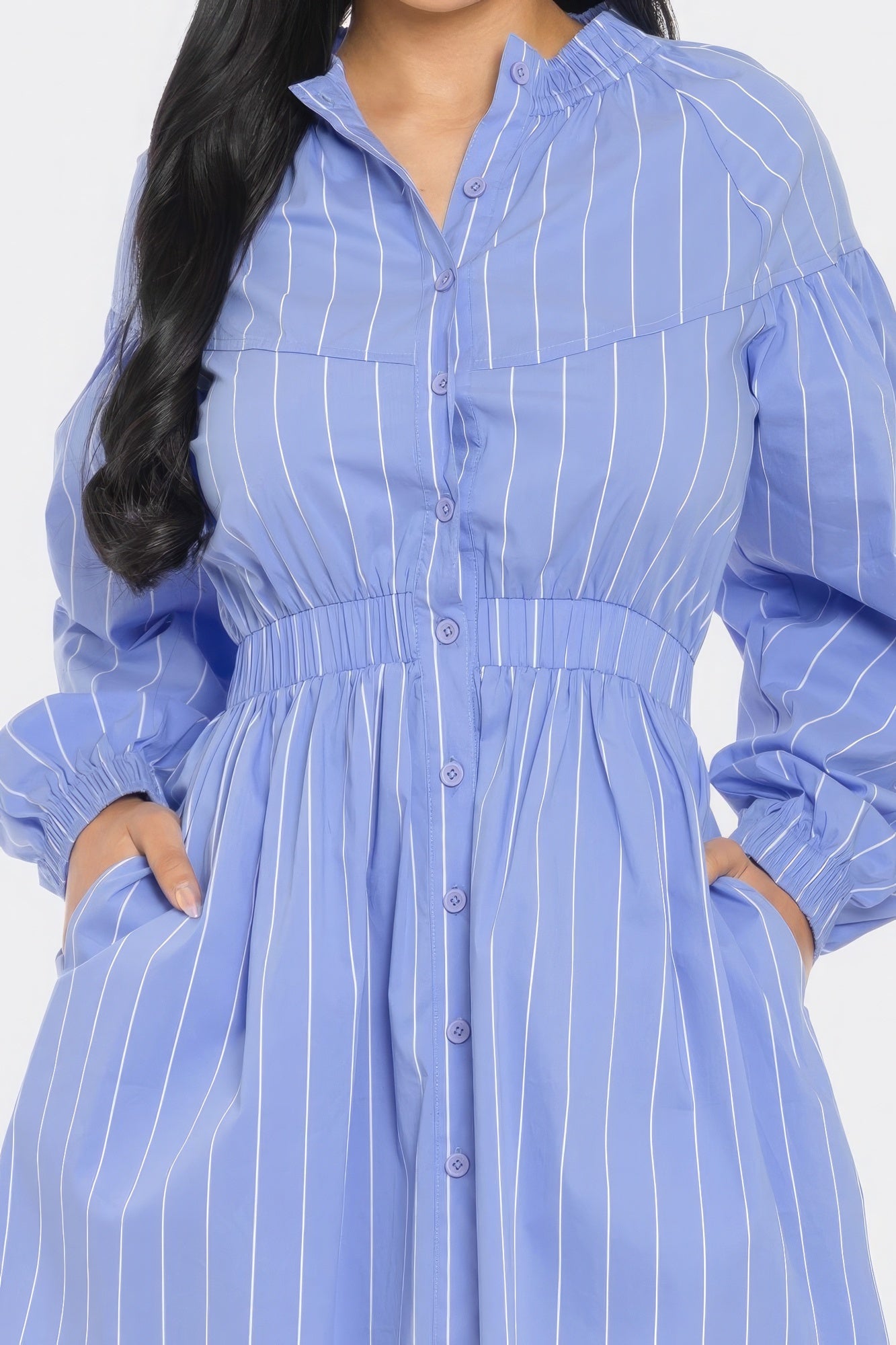 Blue Zone Planet | Striped Mini Dress-TOPS / DRESSES-[Adult]-[Female]-2022 Online Blue Zone Planet