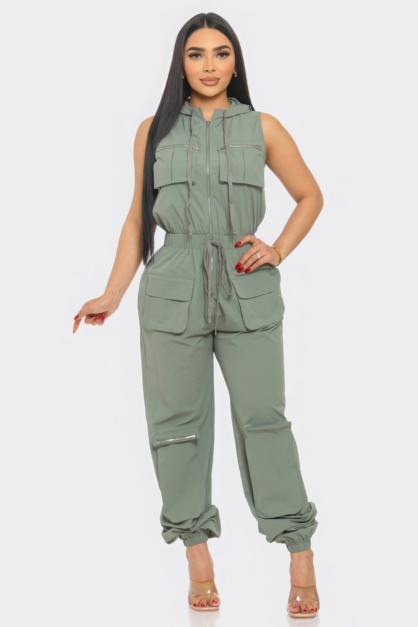 Cargo Jumpsuit-[Adult]-[Female]-2022 Online Blue Zone Planet