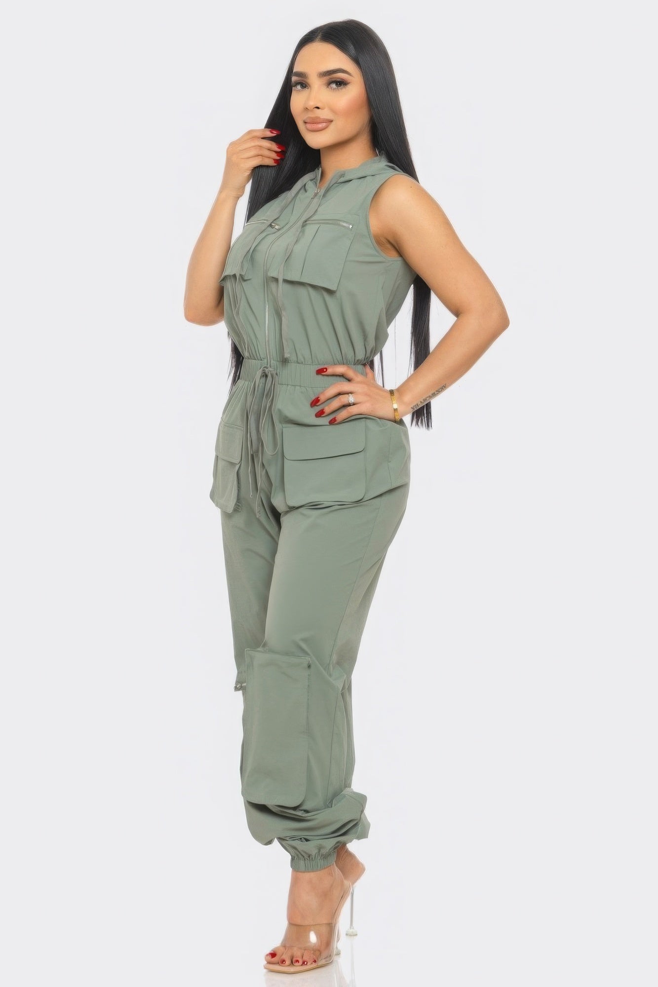 Cargo Jumpsuit-[Adult]-[Female]-2022 Online Blue Zone Planet