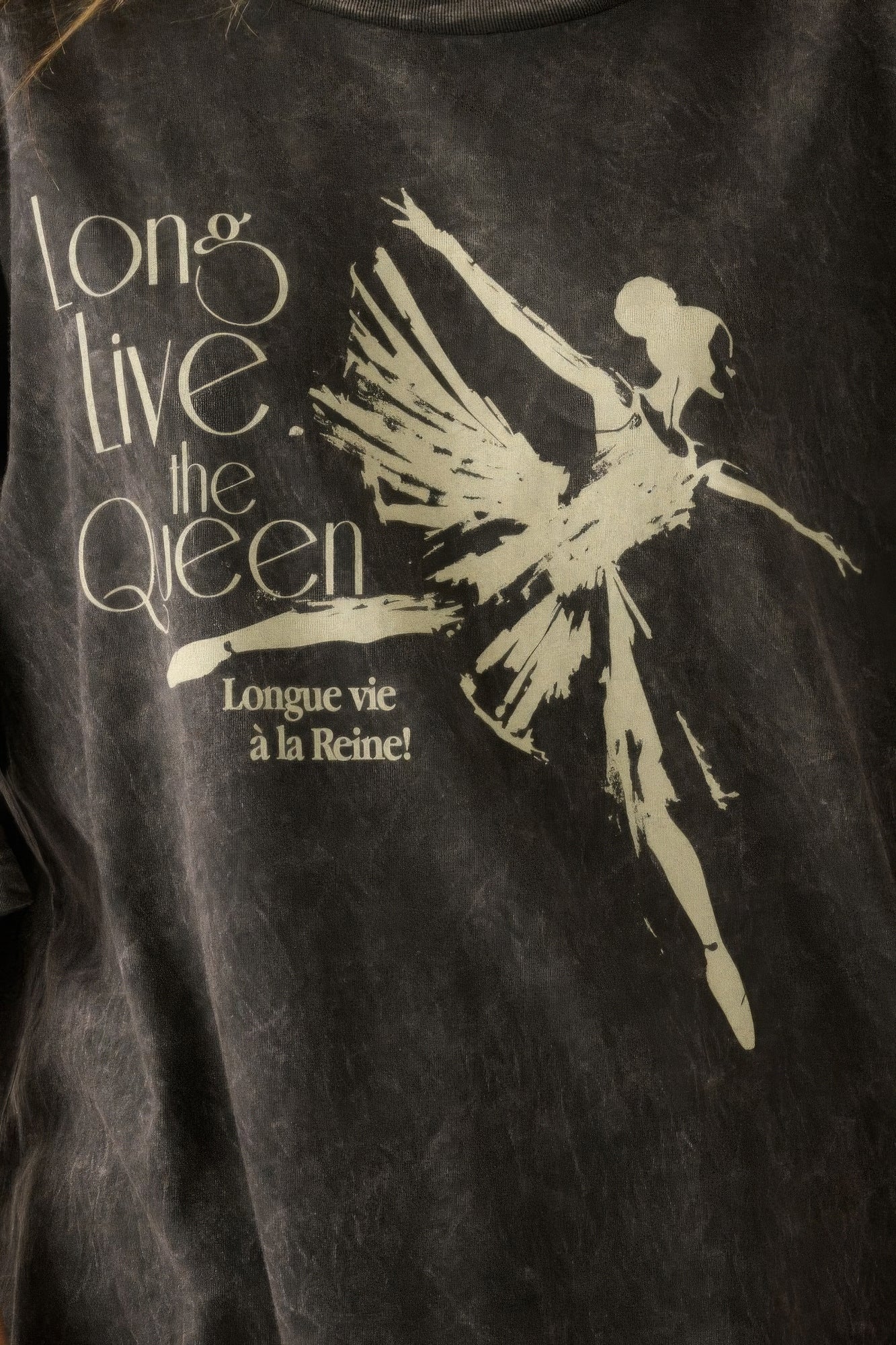 Blue Zone Planet |  Long Live The Queen Ballerina Graphic Tee Blue Zone Planet