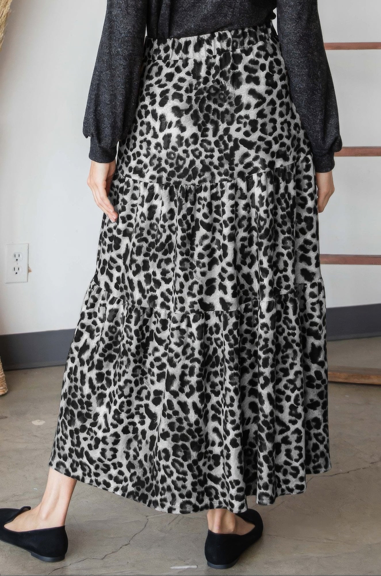 Leopard Maxi Skirt-[Adult]-[Female]-2022 Online Blue Zone Planet