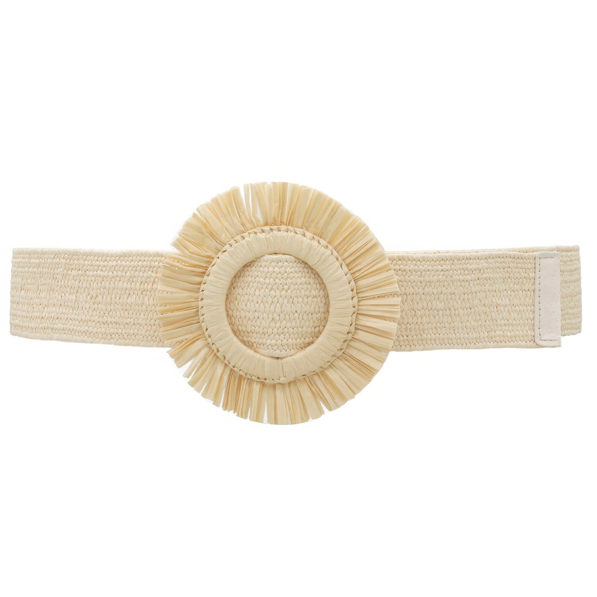 Fringe Circle Straw Belt-[Adult]-[Female]-Cognac-2022 Online Blue Zone Planet