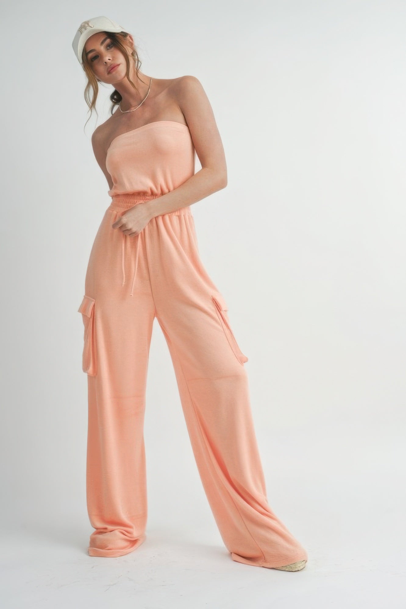 Tube Top Jumpsuit Romper-[Adult]-[Female]-2022 Online Blue Zone Planet