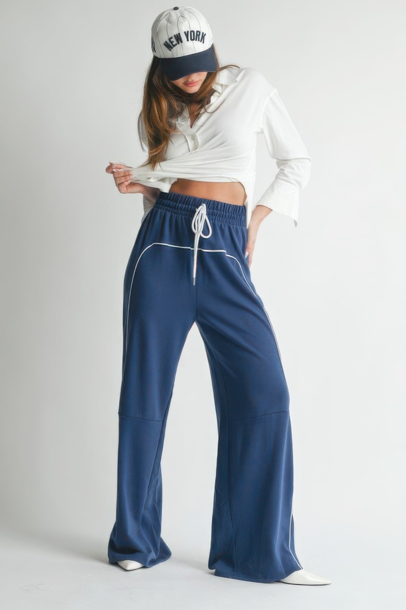 Drawstring Pants-[Adult]-[Female]-2022 Online Blue Zone Planet