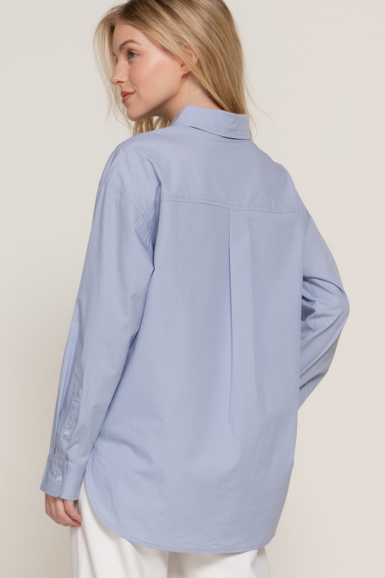 Long Sleeve Loose Fit Shirt-[Adult]-[Female]-2022 Online Blue Zone Planet