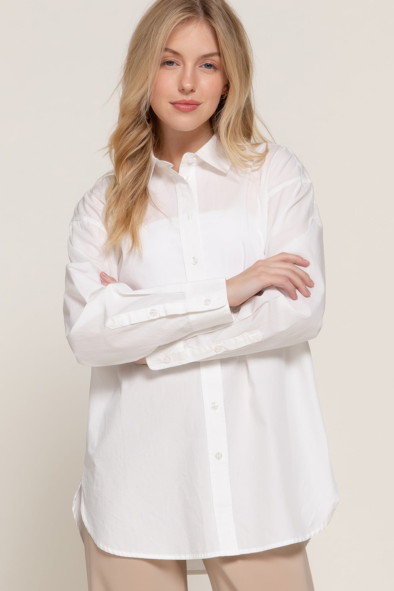 Long Sleeve Loose Fit Shirt-[Adult]-[Female]-2022 Online Blue Zone Planet