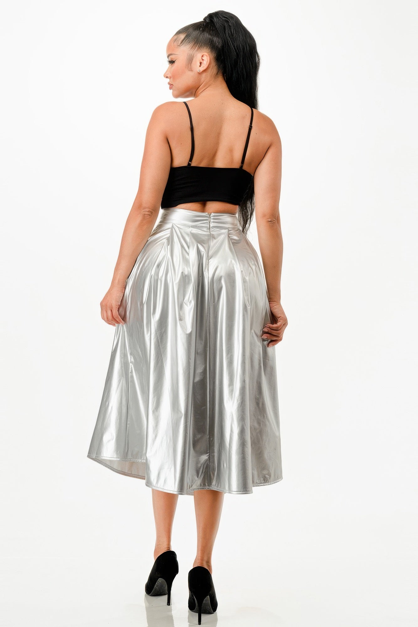 Amanda's Midi Skirt With Pockets-BOTTOM SIZES SMALL MEDIUM LARGE-[Adult]-[Female]-2022 Online Blue Zone Planet