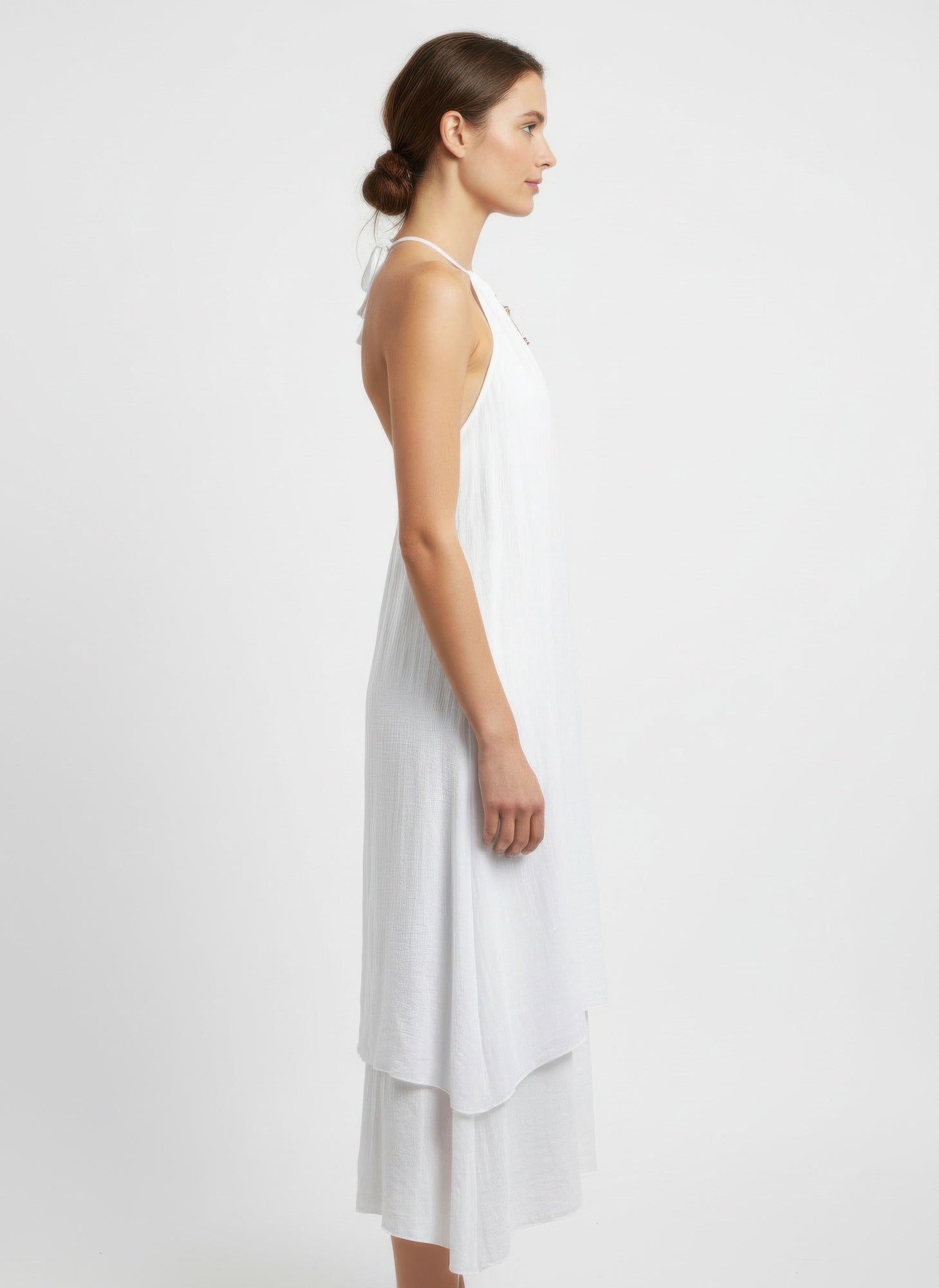 Mlle Gabrielle Solid Sleeveless Dress – Blue Zone Planet