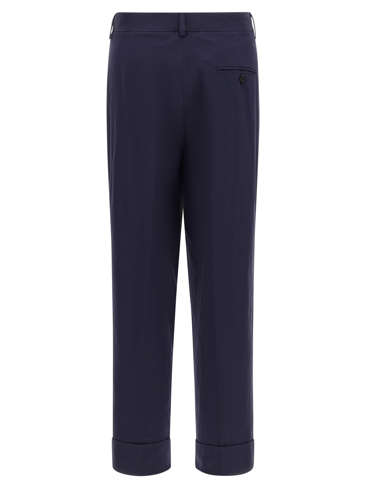 Alberto Biani Albertino Pants-Trousers-[Adult]-[Female]-2022 Online Blue Zone Planet