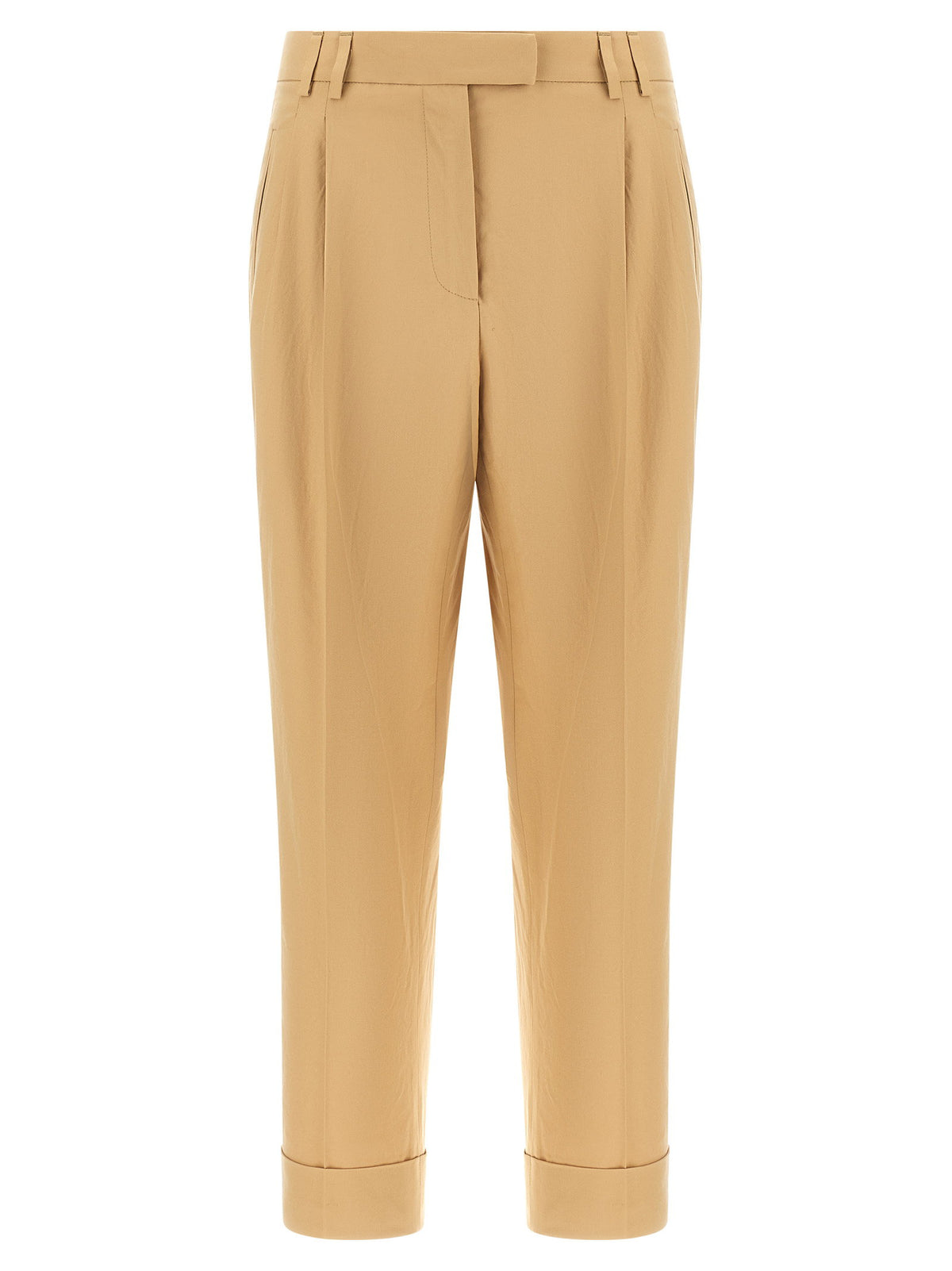 Alberto Biani Albertino Pants-Trousers-[Adult]-[Female]-2022 Online Blue Zone Planet