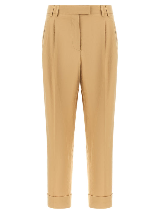 Alberto Biani Albertino Pants-Trousers-[Adult]-[Female]-2022 Online Blue Zone Planet