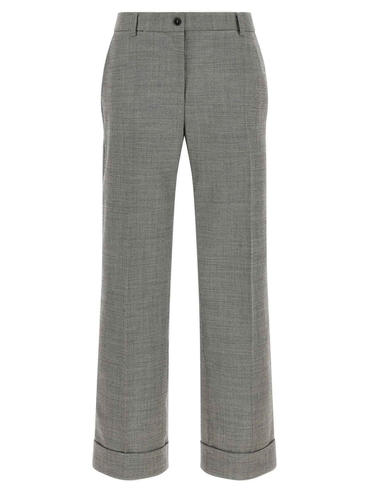 Alberto Biani Charlie Pants-Trousers-[Adult]-[Female]-48 IT-2022 Online Blue Zone Planet