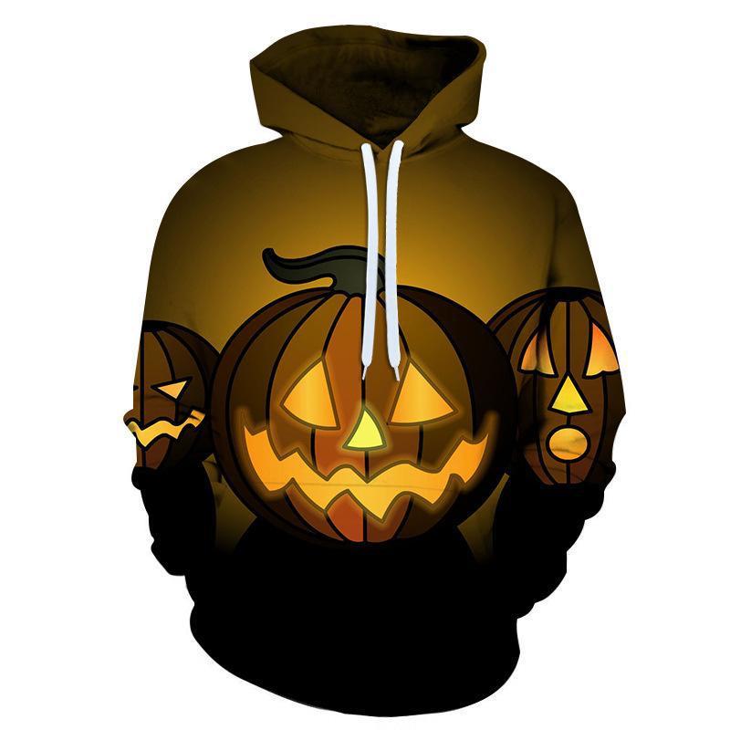 Blue Zone Planet | Pumpkin Halloween 3D digital printing hoodie-TOPS / DRESSES-[Adult]-[Female]-Pattern3-S-2022 Online Blue Zone Planet