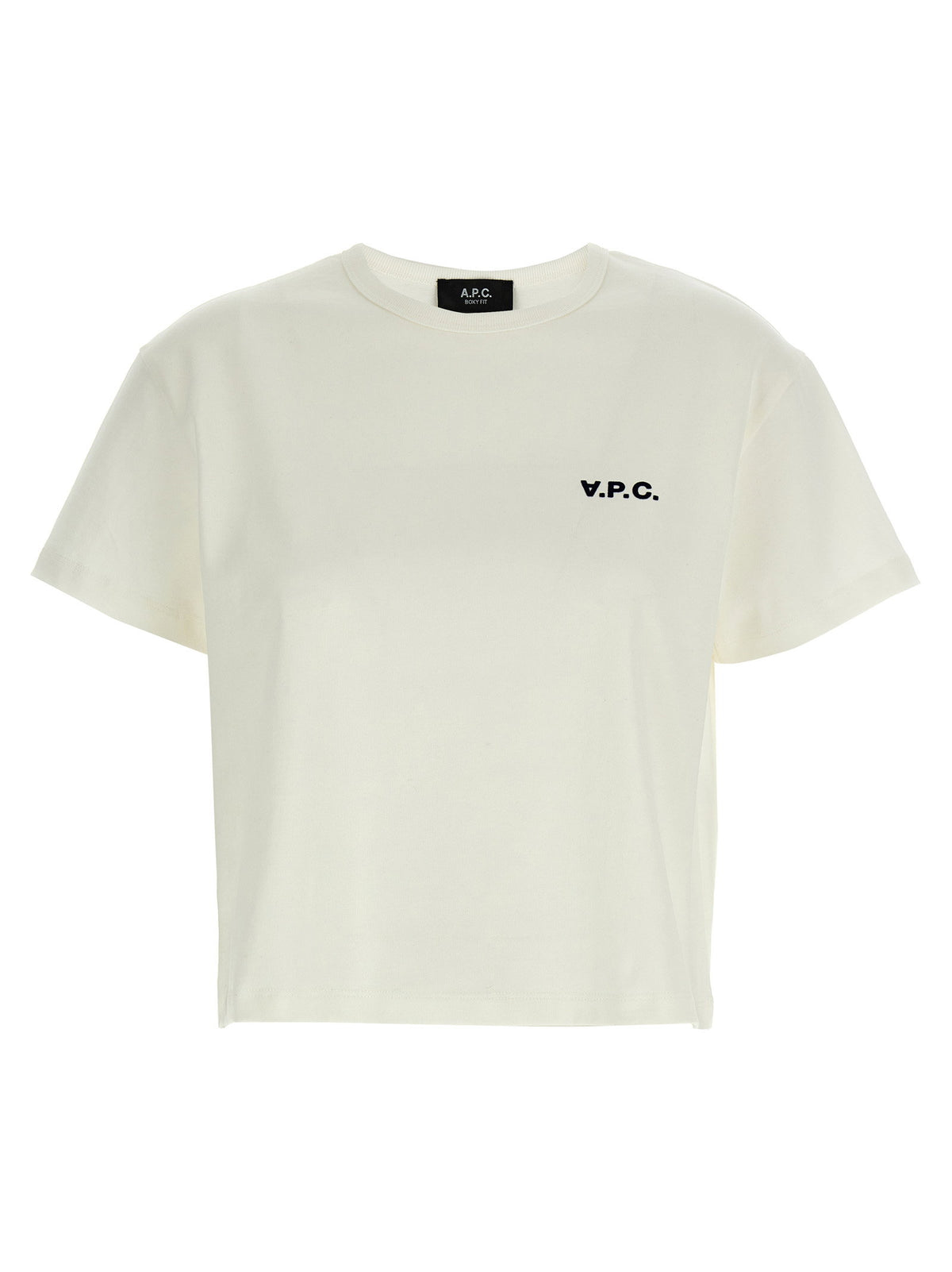 A.p.c. Boxy Petit Vpc T-shirt-Topwear-[Adult]-[Female]-L-White-2022 Online Blue Zone Planet