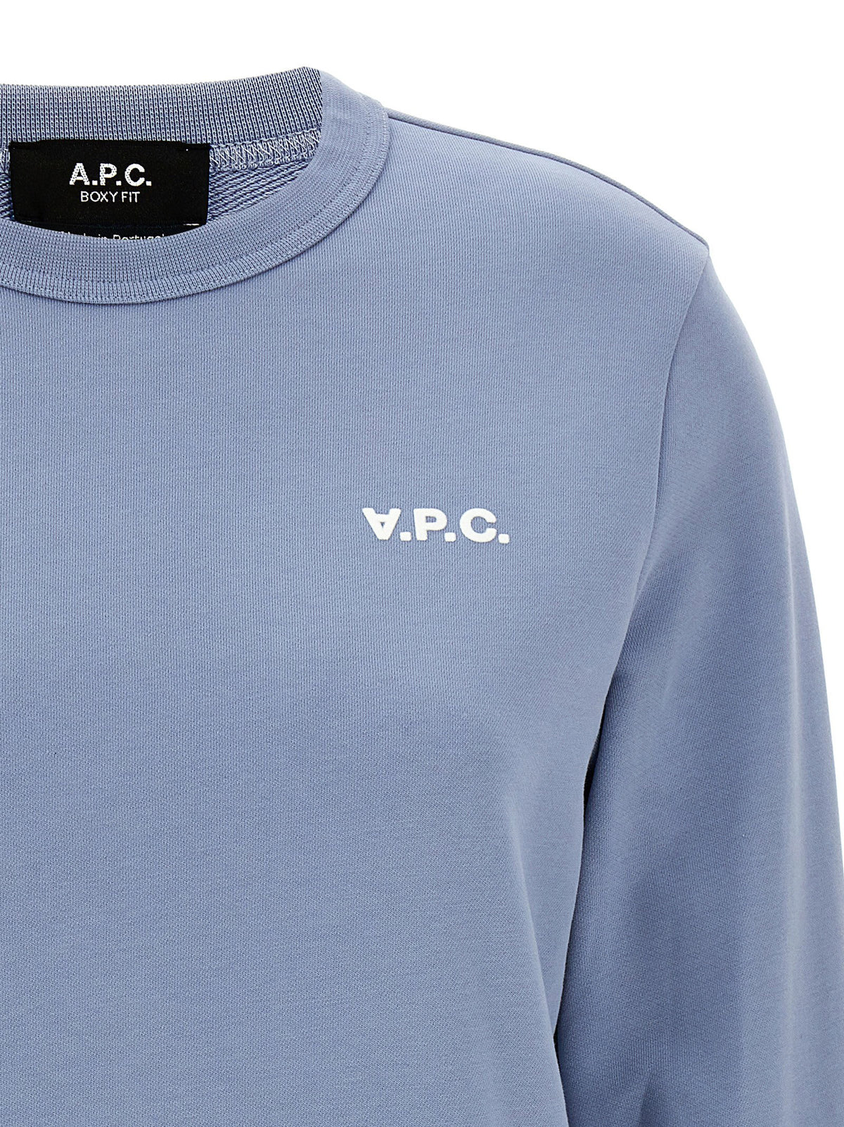 A.p.c. Boxy Petit Vpc Sweatshirt-Topwear-[Adult]-[Female]-2022 Online Blue Zone Planet