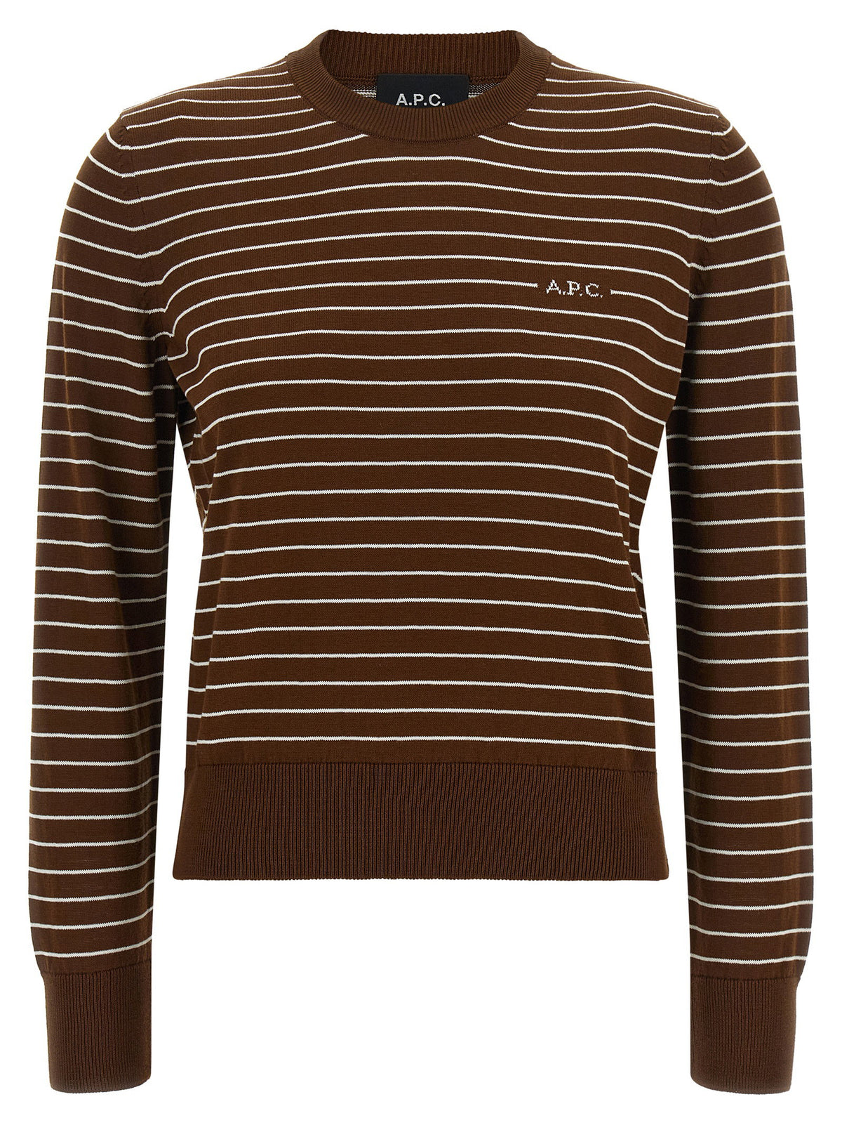 A.p.c. Sima Sweater-TOPS / DRESSES-[Adult]-[Female]-S-Brown-2022 Online Blue Zone Planet
