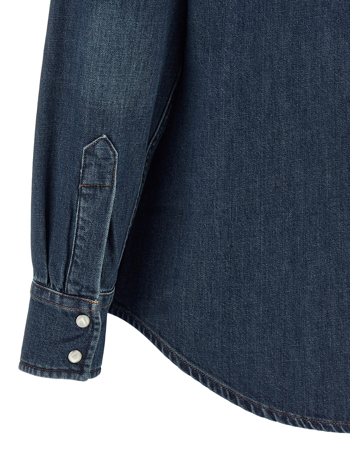 A.p.c. Western Shirt-Shirts-[Adult]-[Female]-2022 Online Blue Zone Planet