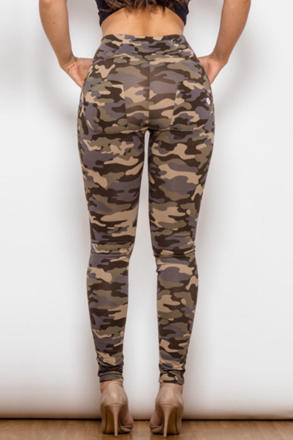 Camouflage Print Jeans BLUE ZONE PLANET