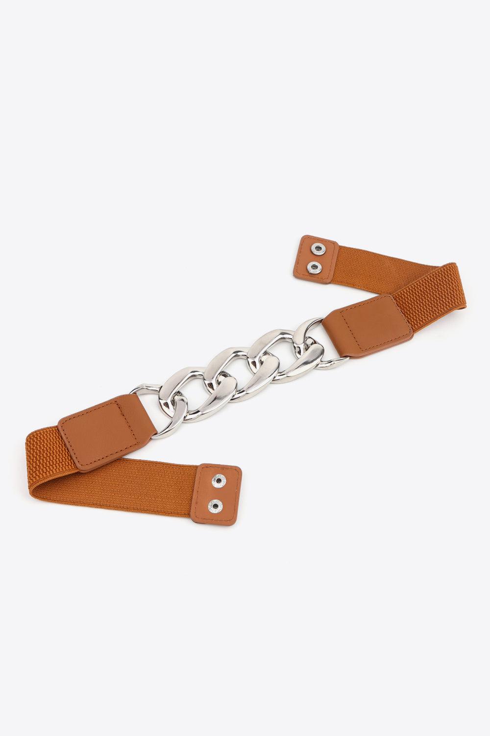 Chain Detail Elastic Belt BLUE ZONE PLANET