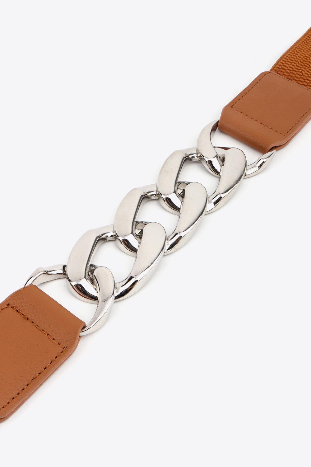 Chain Detail Elastic Belt BLUE ZONE PLANET