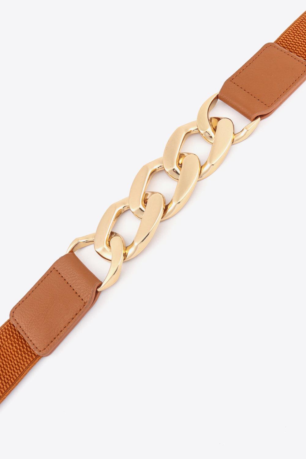 Chain Detail Elastic Belt BLUE ZONE PLANET