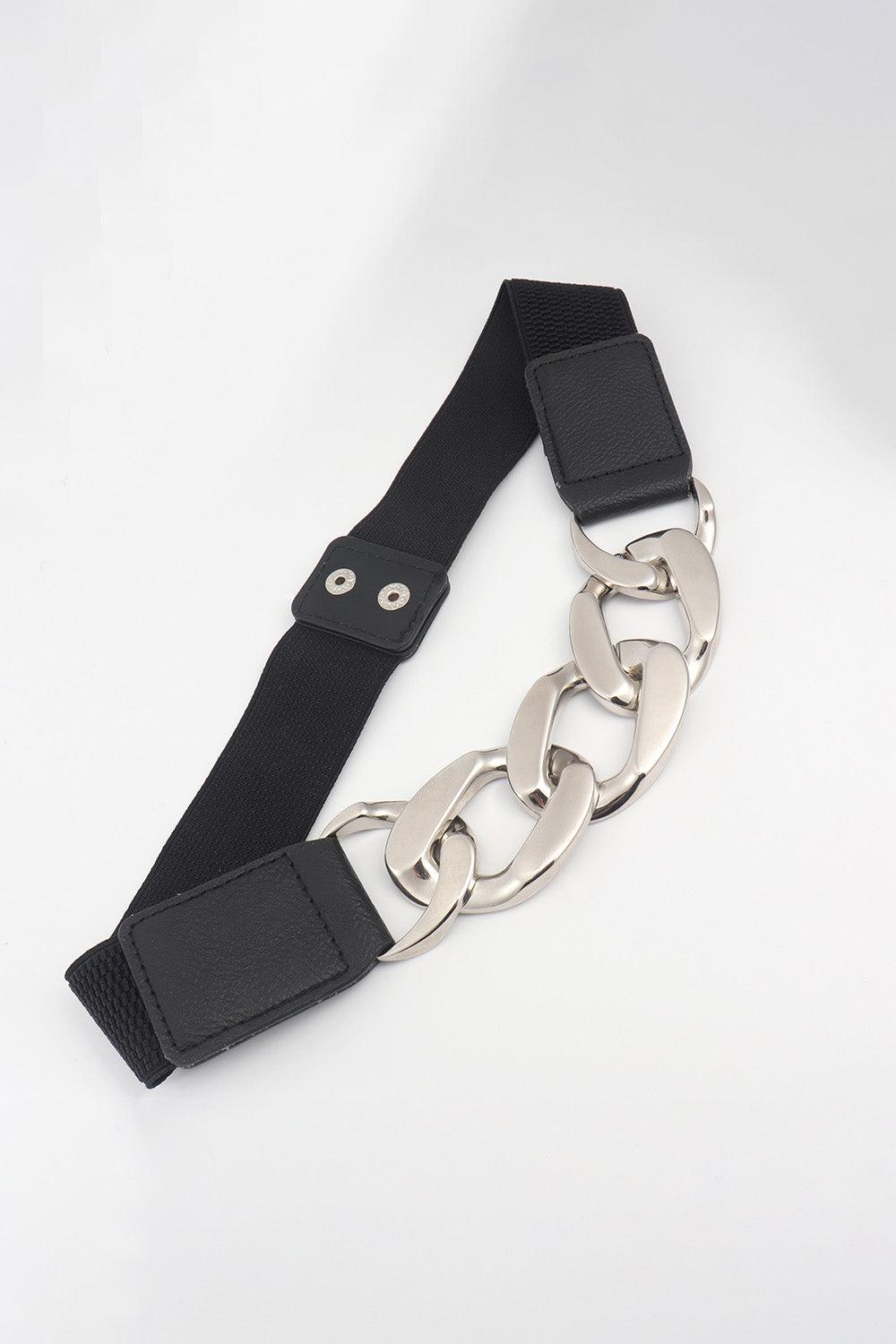 Chain Detail Elastic Belt BLUE ZONE PLANET