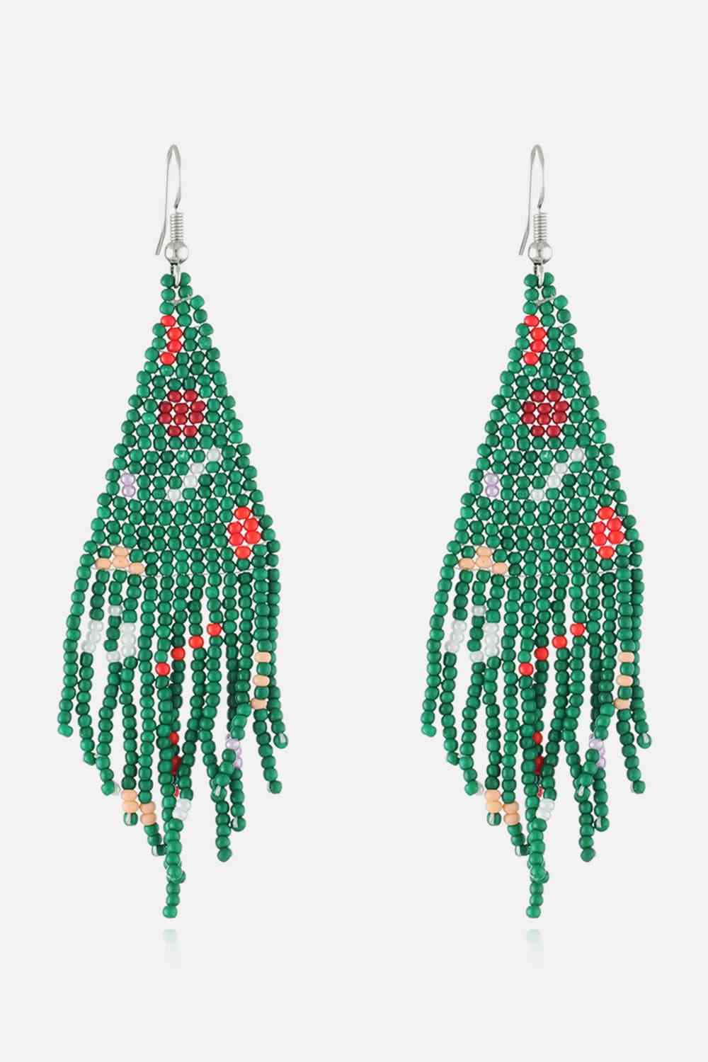 Christmas Beaded Earrings BLUE ZONE PLANET