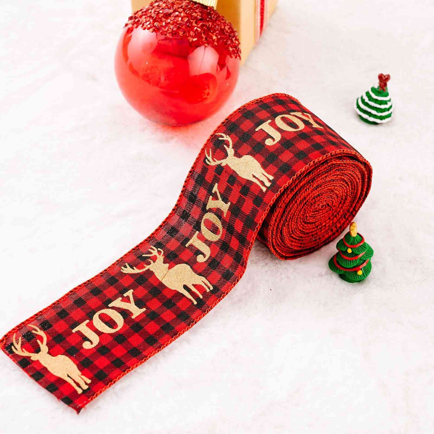 Christmas Polyester Ribbon BLUE ZONE PLANET