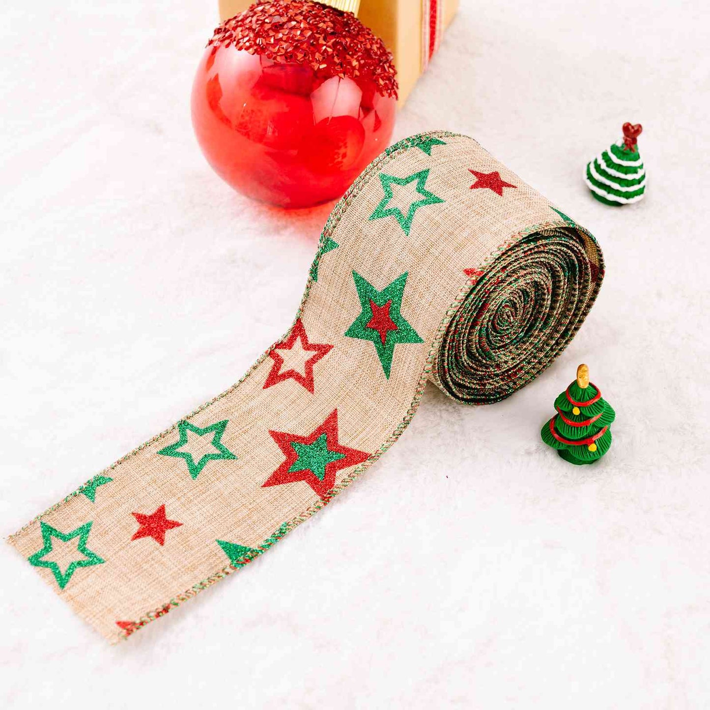 Christmas Polyester Ribbon BLUE ZONE PLANET