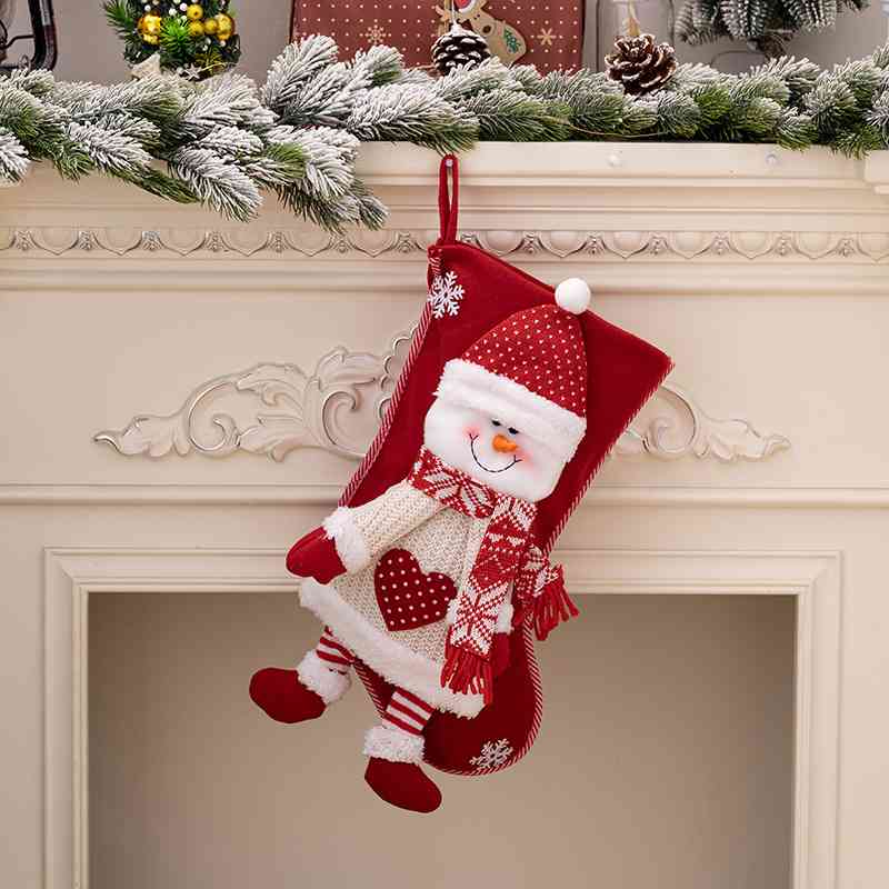 Christmas Stocking Hanging Widget BLUE ZONE PLANET