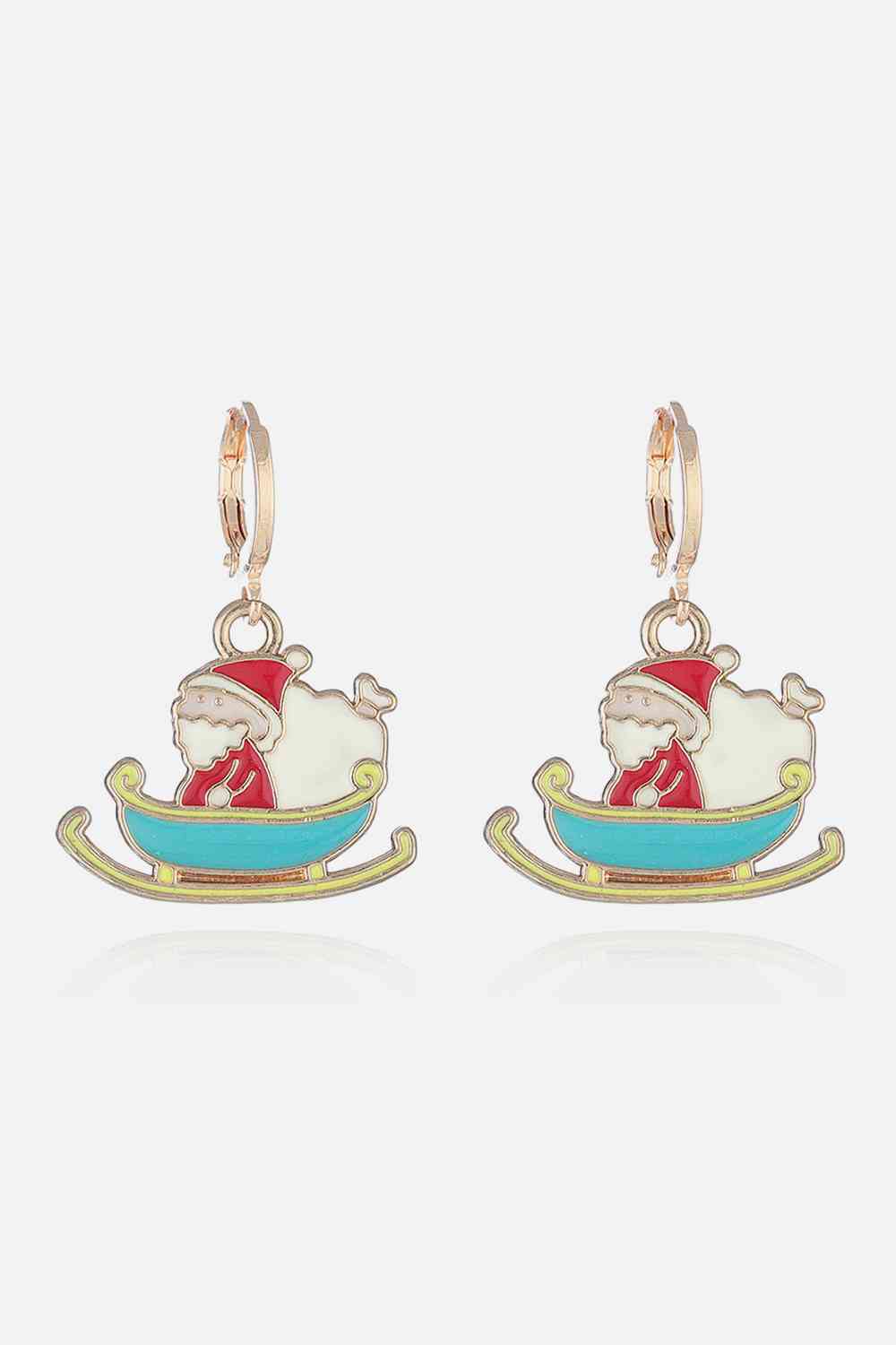 Christmas Theme Alloy Earrings BLUE ZONE PLANET