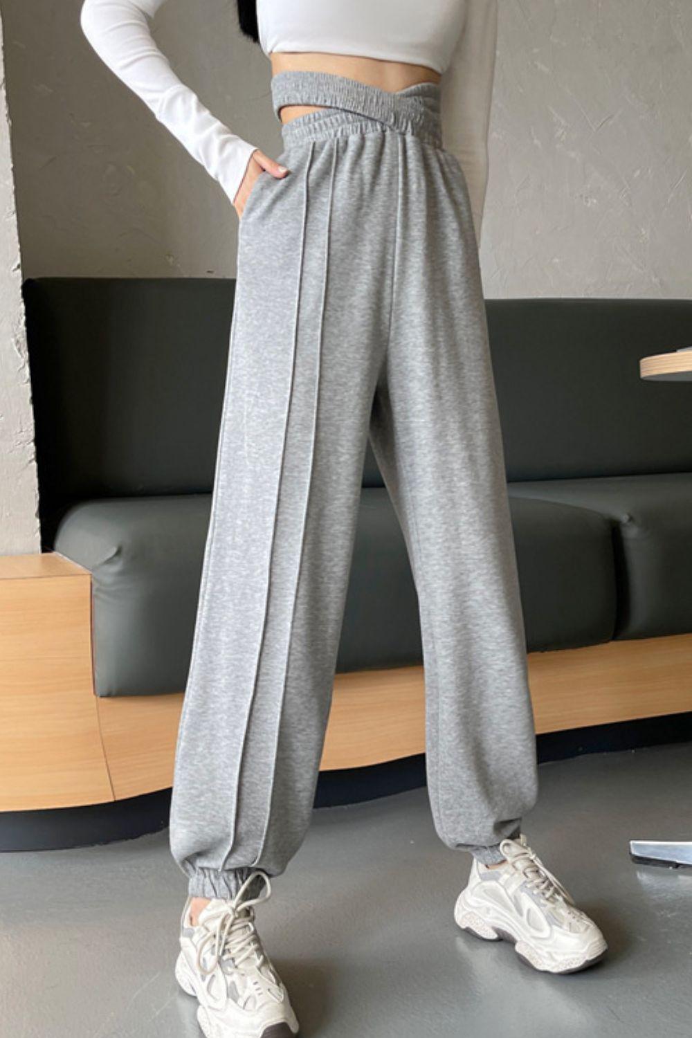 Crisscross Long Sweatpants BLUE ZONE PLANET