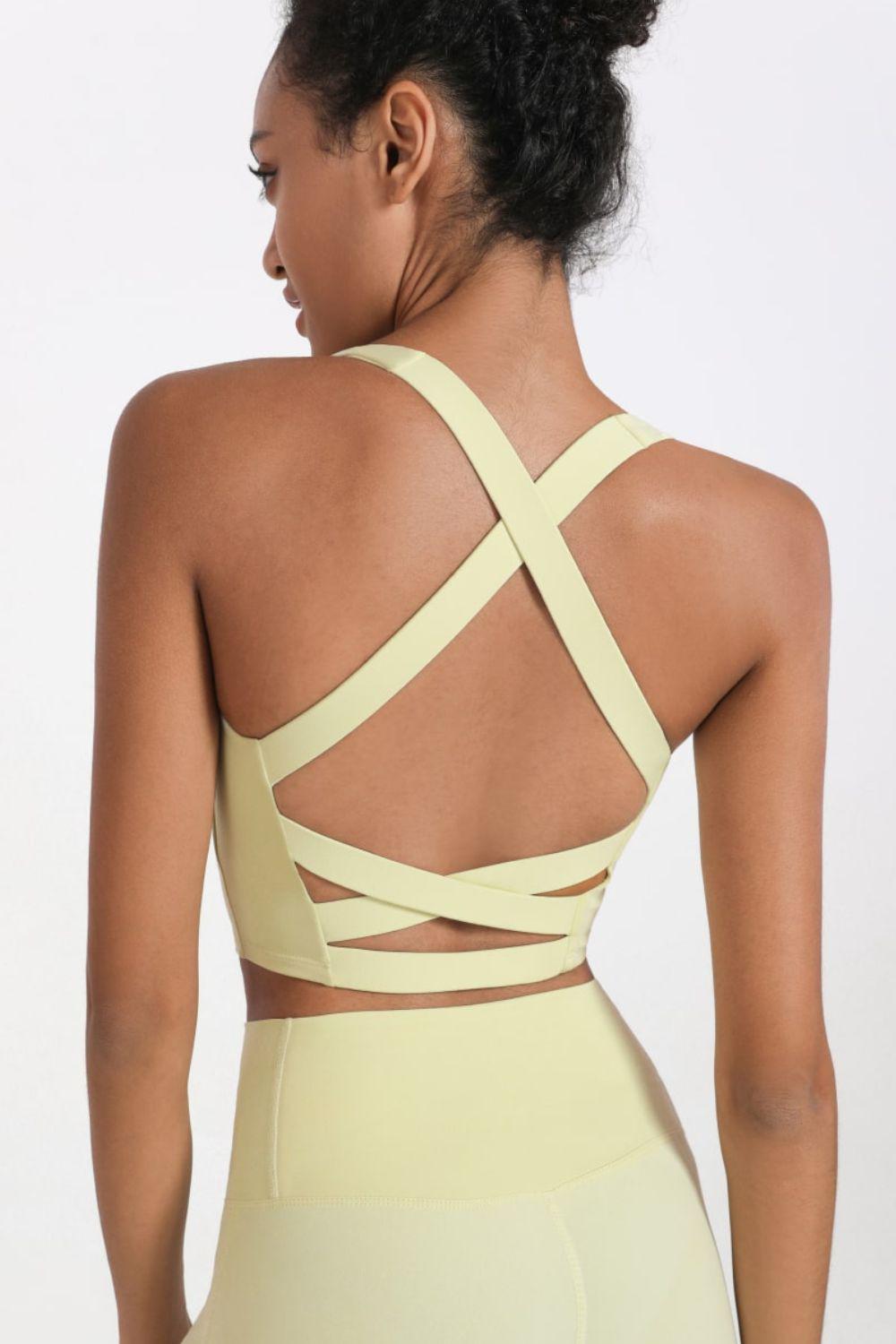 Crisscross Open Back Cropped Sports Cami-TOPS / DRESSES-[Adult]-[Female]-2022 Online Blue Zone Planet
