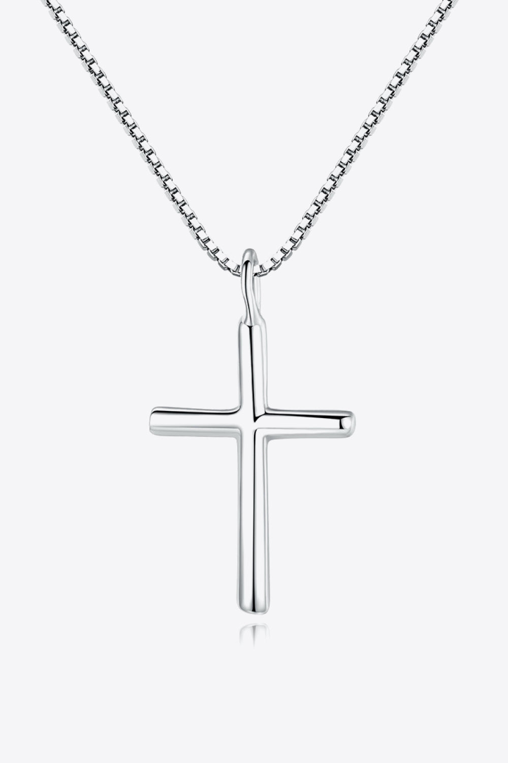 Cross Pendant 925 Sterling Silver Necklace BLUE ZONE PLANET