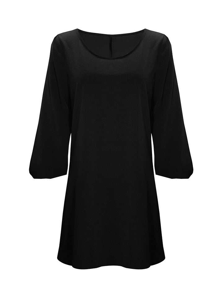 Cutout Long Sleeve Round Neck Dress-TOPS / DRESSES-[Adult]-[Female]-2022 Online Blue Zone Planet