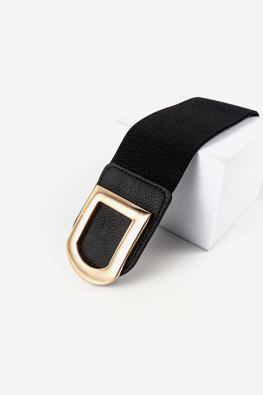 Double D Buckle PU Belt BLUE ZONE PLANET