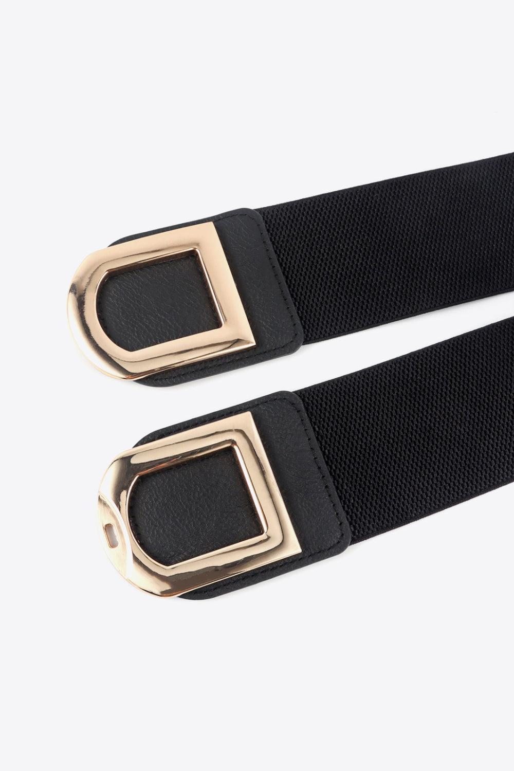 Double D Buckle PU Belt BLUE ZONE PLANET