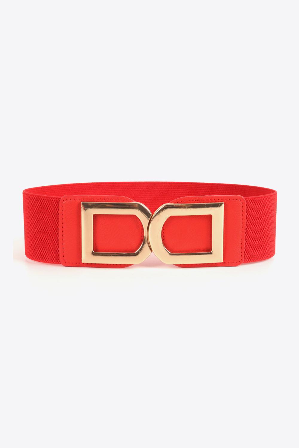 Double D Buckle PU Belt BLUE ZONE PLANET