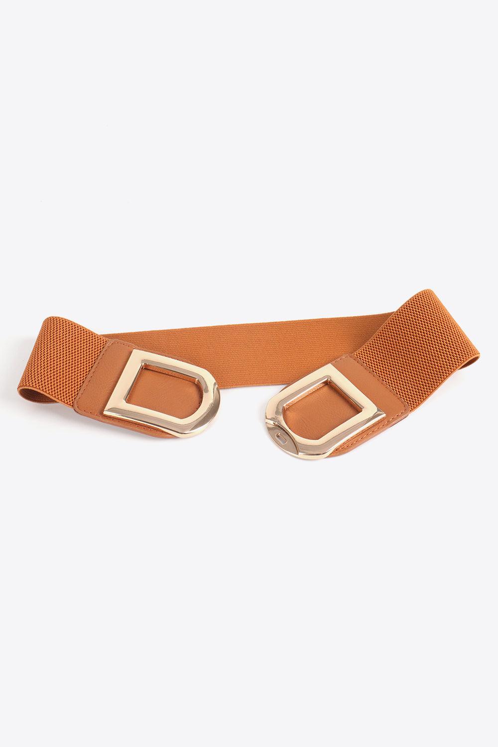 Double D Buckle PU Belt BLUE ZONE PLANET