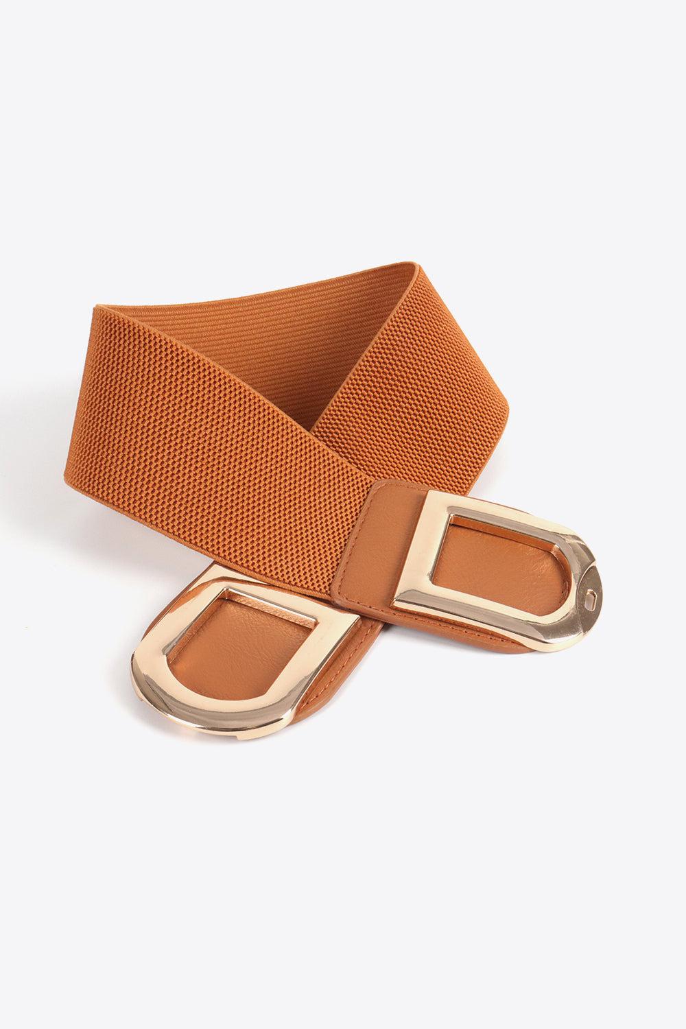 Double D Buckle PU Belt BLUE ZONE PLANET