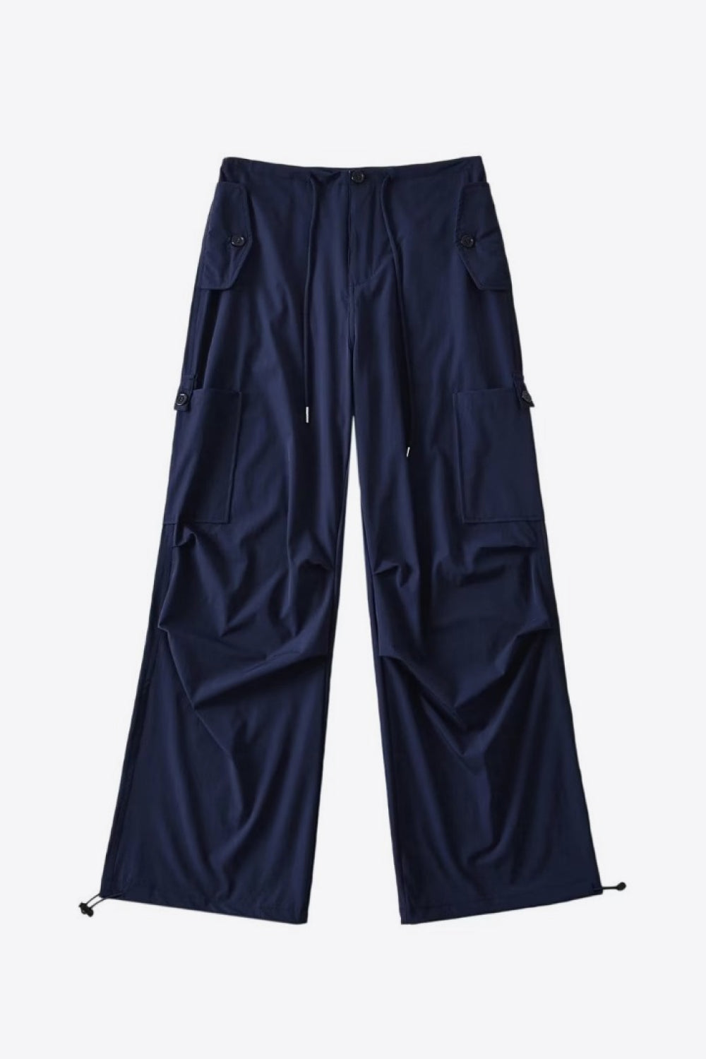 Drawstring Waist Joggers with Pockets BLUE ZONE PLANET