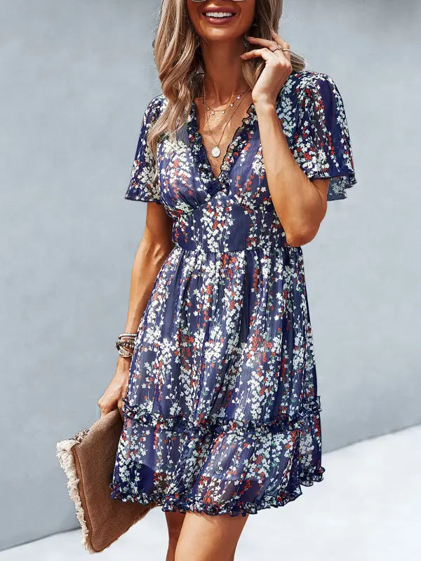 Emma's Spring-Summer Mini Dress BLUE ZONE PLANET