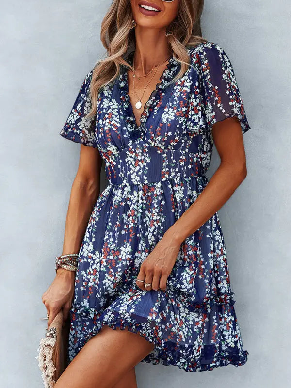 Emma's Spring-Summer Mini Dress BLUE ZONE PLANET