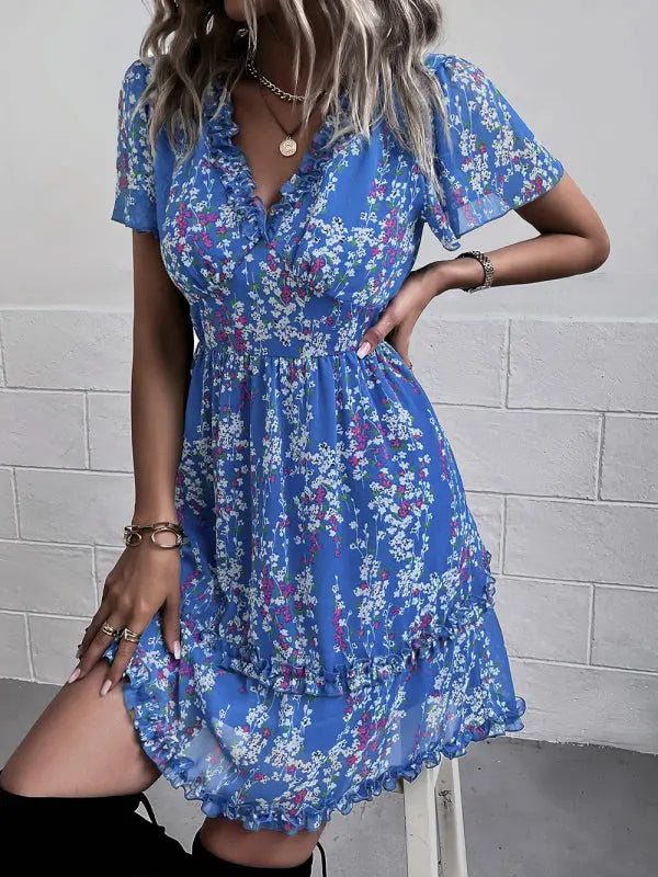 Emma's Spring-Summer Mini Dress BLUE ZONE PLANET