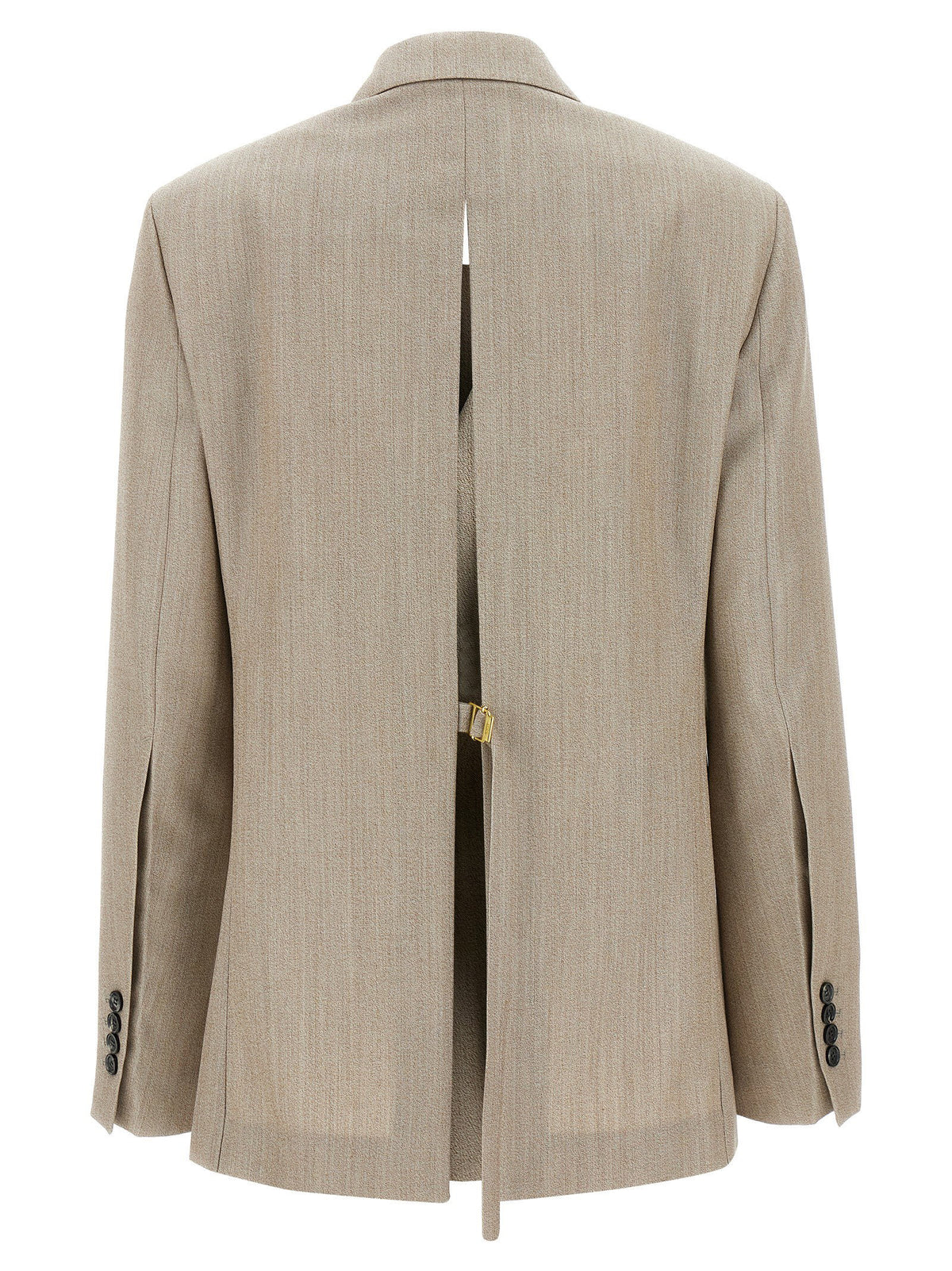 Ami Paris Maxi Split Blazer-Jackets-[Adult]-[Female]-2022 Online Blue Zone Planet
