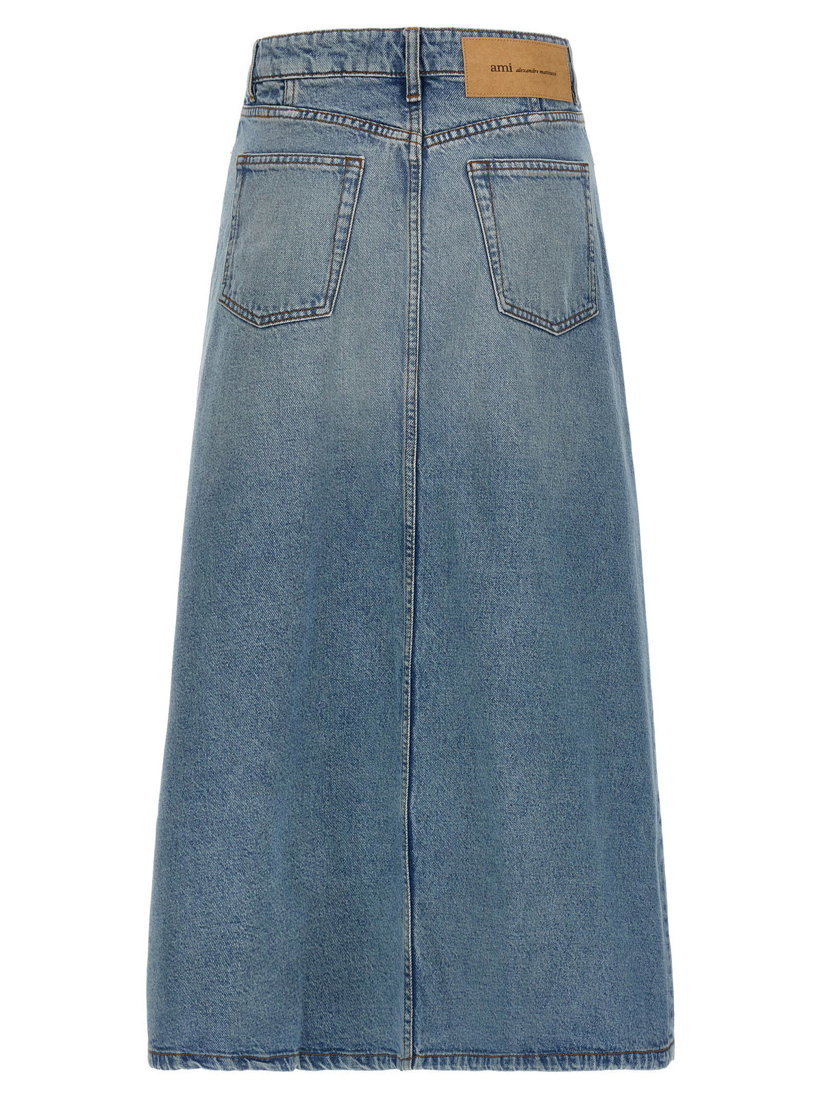 Ami Paris Trapeze Skirt-Skirts-[Adult]-[Female]-2022 Online Blue Zone Planet