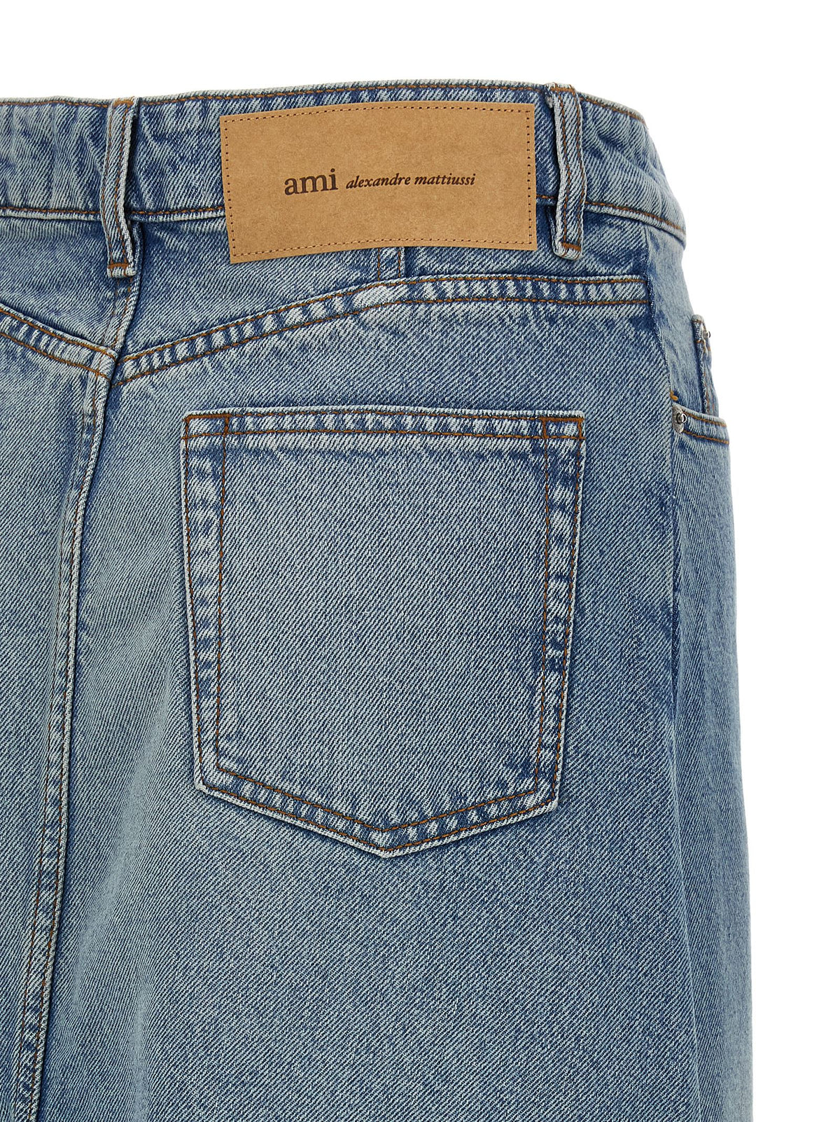 Ami Paris Trapeze Skirt-Skirts-[Adult]-[Female]-2022 Online Blue Zone Planet