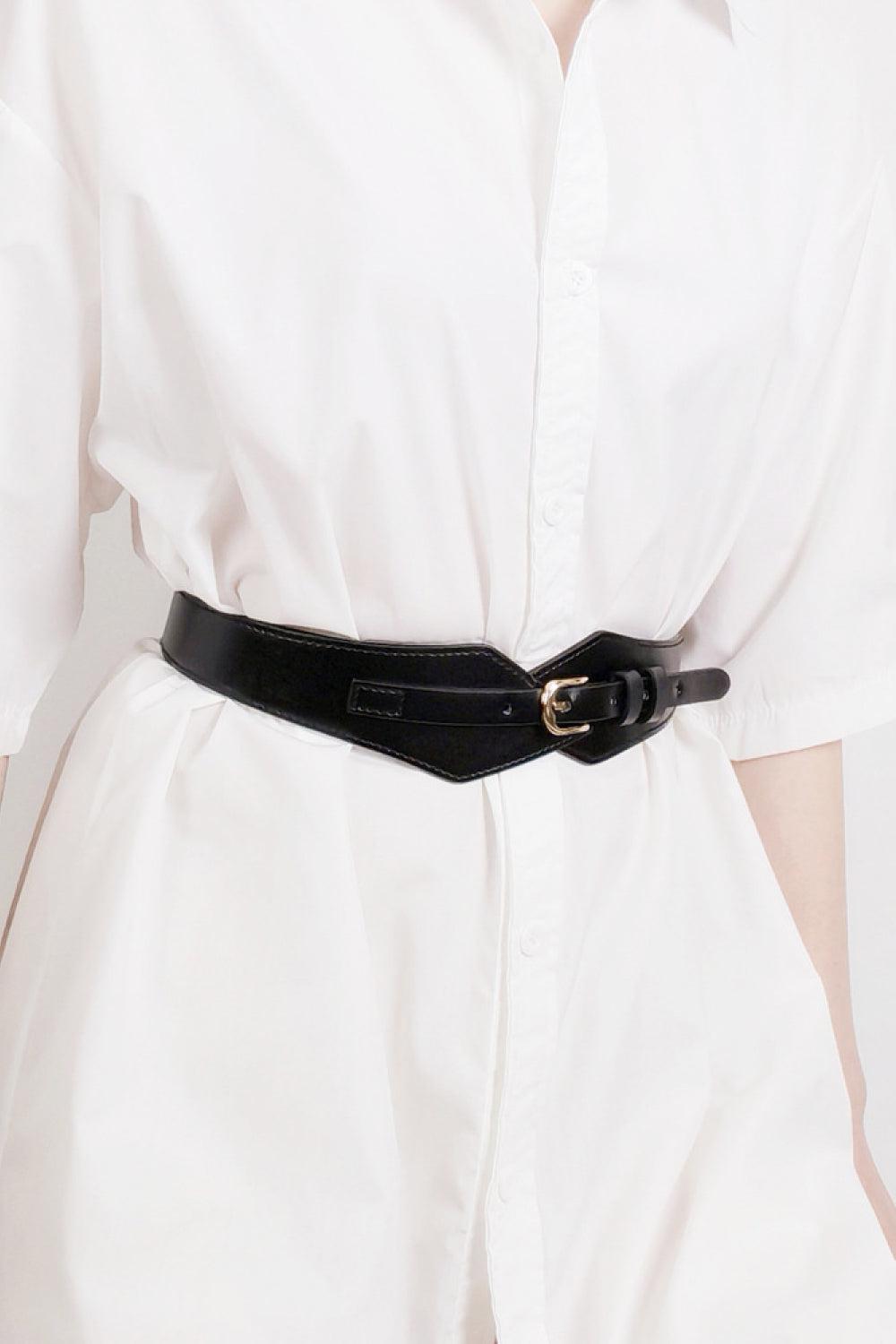 Fashion Geometric Elastic Belt BLUE ZONE PLANET