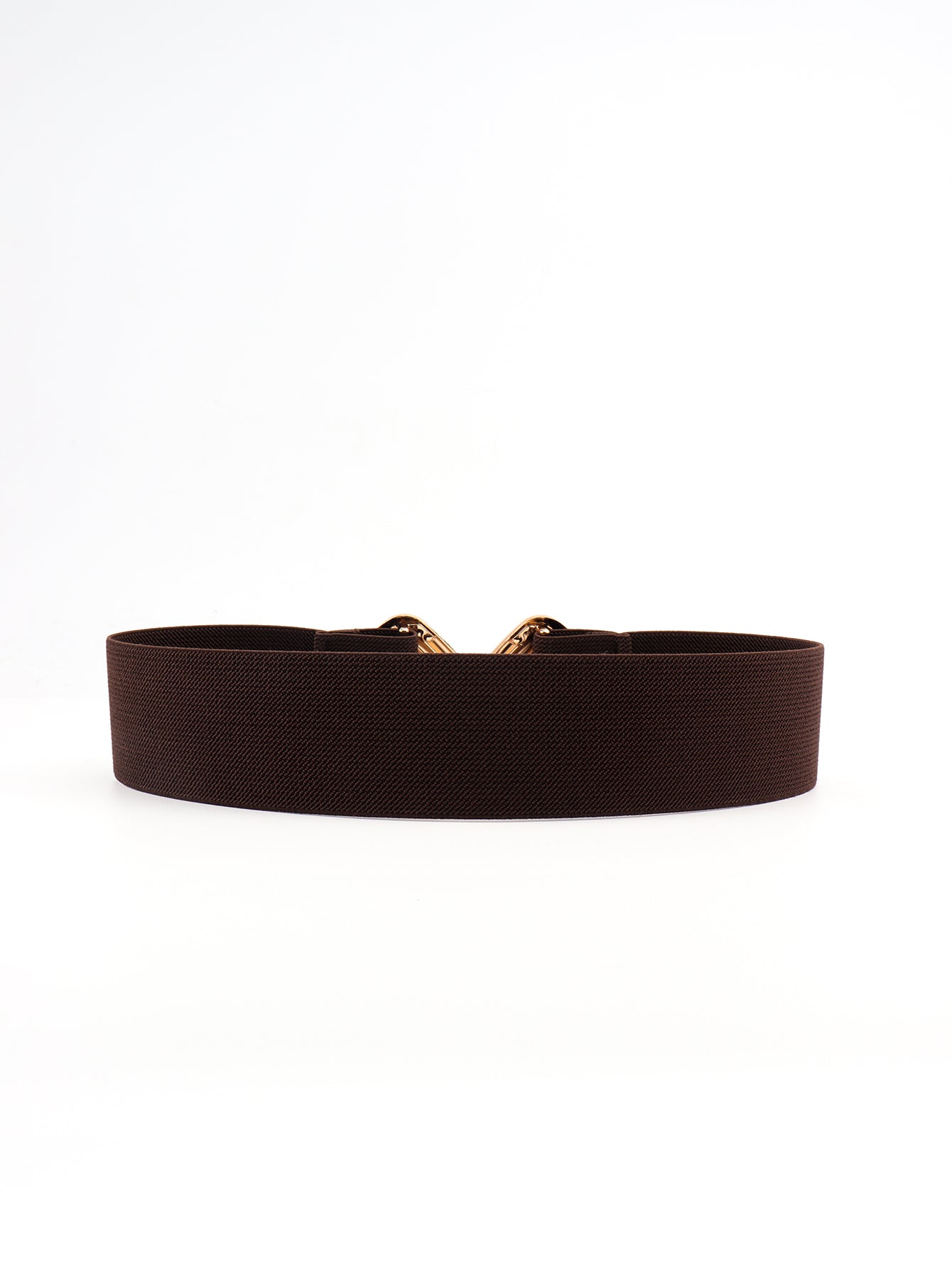 Geometric Buckle Elastic Wide Belt BLUE ZONE PLANET